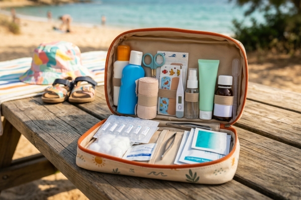 Les indispensables à emmener dans votre trousse de pharmacie cet été