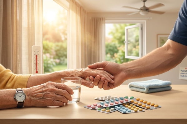 Médicaments et canicule : protégez votre aîné cet été