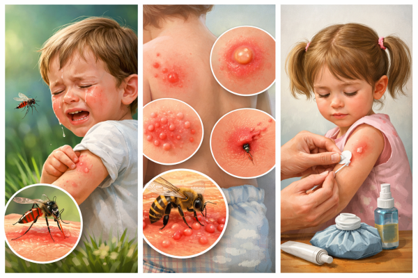 Piqûre d'insecte chez l'enfant : que faire ? Le guide complet des pharmaciens