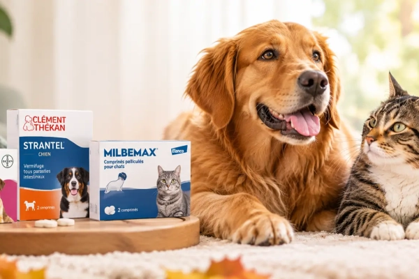 Vermifuge du chien et du chat : faut-il traiter son animal à l’automne ?