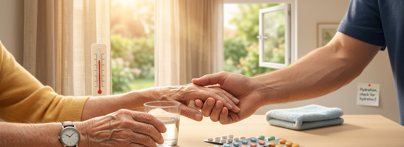 Médicaments et canicule : protégez votre aîné cet été