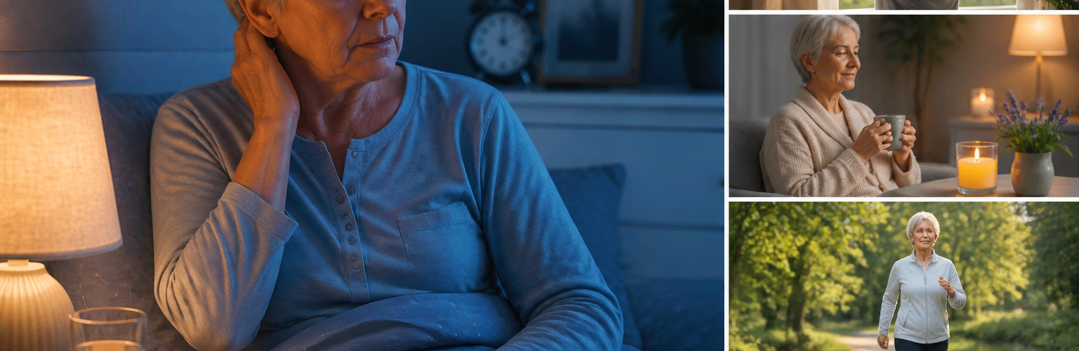 Sommeil après 60 ans : réveils nocturnes, difficultés d'endormissement et bonnes habitudes