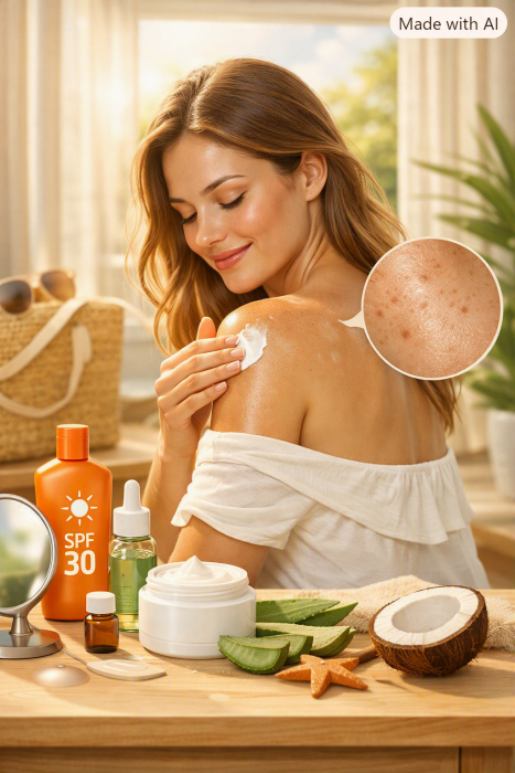 Garder une belle peau et son bronzage à la rentrée : hydratation, taches et imperfections