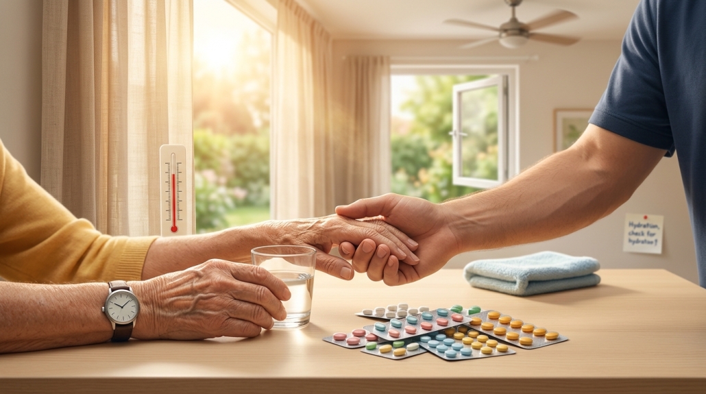 Médicaments et canicule : protégez votre aîné cet été