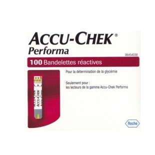 ACCU CHEK PERFORMA Mesure Glycémie (100 bandelettes) Accuchek