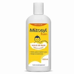 MITOSYL - Huile de Bain Bébé & Enfant Peau Sèche - 500ml