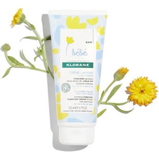KLORANE BEBE Crème lavante Cold Cream Corps et Cheveux - 200ml