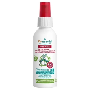 PURESSENTIEL -  ANTI-PIQUE Spray Répulsif Peaux Sensibles - 100 ml
