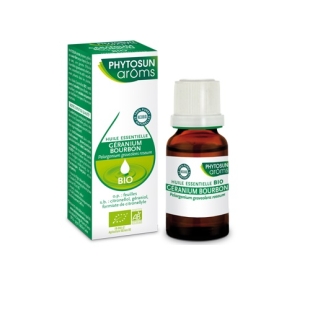 GERANIUM BOURBON Huile Essentielle BIO (10ml) PHYTOSUN AROMS