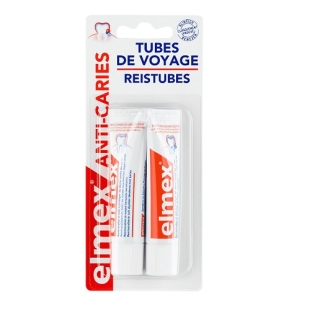 ELMEX ANTI-CARIES Dentifrice Tubes de Voyage (2x12ml)