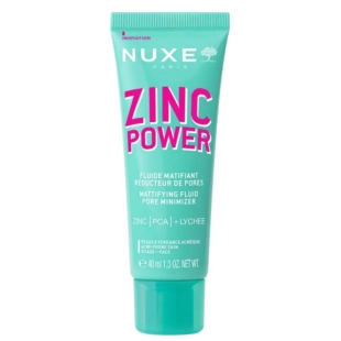NUXE ZINC POWER - Fluide Matifiant Réducteur de Pores - 40ml