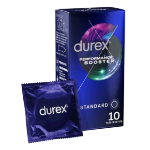 Durex Préservatifs Performance Booster - 10 préservatifs