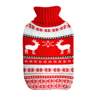 BOUILLOTTE Eau Caoutchouc avec Housse Décorée (2L)