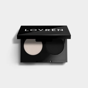 LOVREN - OM1 Fard à Paupières Noir Et Blanc - 1 Palette