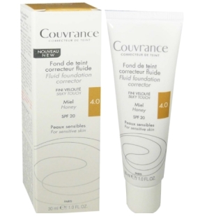AVENE COUVRANCE Fond de Teint Fluide MIEL 04 SPF 20 (30 ml)