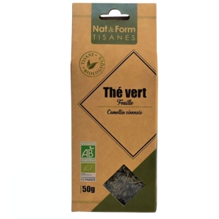 Nat & Form - Tisane Thé Vert Bio - 50g