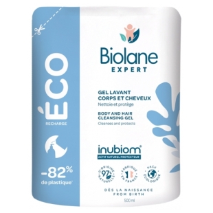 Biolane Expert Gel Lavant Corps et Cheveux Recharge 500 ml
