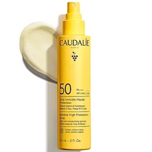 CAUDALIE - Spray Solaire Invisible Haute Protection Visage et Corps - 150ml
