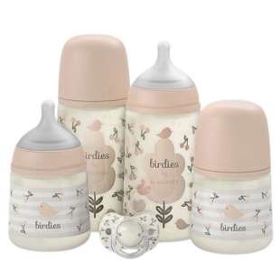 SUAVINEX - Set Nouveau-Né Wild & Free - Rose 5 Pieces