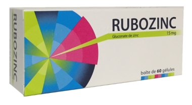 RUBOZINC 15 mg (60 gelules)
