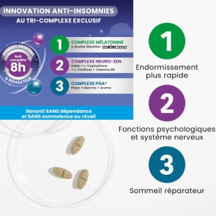 SANTAROME - Somnifor  Max Libération Prolongée 8h - 15 comprimés