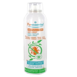 PURESSENTIEL ANTIPARASITAIRE Spray Textiles anti acariens (150ml)