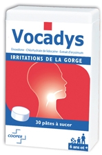 VOCADYS Pâtes à sucer Boite de 30