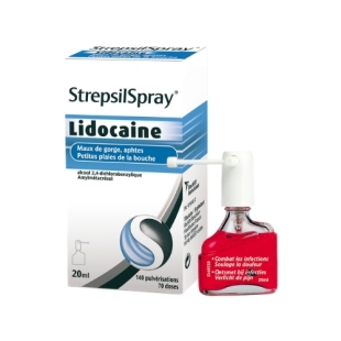 STREPSILS SPRAY Collutoire à la Lidocaïne (20 ml)
