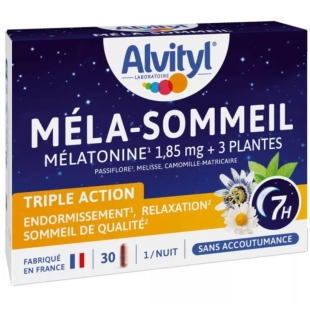 ALVITYL - Méla-Sommeil - Triple action - 30 Gélules