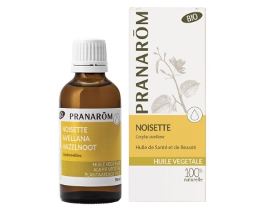 NOISETTE - Pranarom Huile Végétale Vierge Bio De Noisette - Flacon 50ml