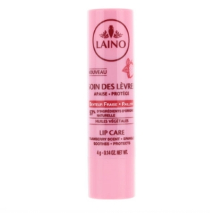 LAINO Soin des lèvres Pailleté Fraise (stick lèvres 4g)
