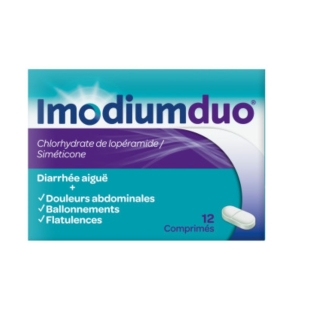 IMODIUM DUO (12 comprimés)