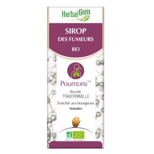 HERBALGEM Sirop des Fumeurs BIO Toux et bronchite chronique (150ml)
