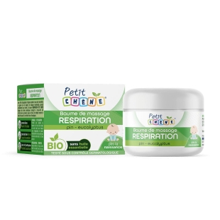 Petit Chêne Baume de Massage Respiration Bio 40ml - Les 3 Chênes