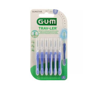GUM TRAV-LER Brossettes interdentaires 0,6mm x6