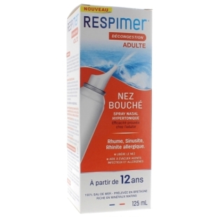 Respimer Décongestion Adulte Nez bouché Spray nasal hypertonique