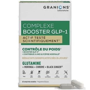 GRANIONS - Complexe Booster GLP-1 - Complément alimentaire pour le contrôle de votre poids. 60 comprimés