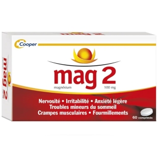 MAG2 - Magnésium 100mg - 60 comprimés