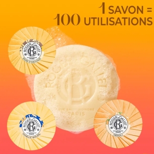 ROGER & GALLET - Coffret  Trio Savons Vanille Soleil/Néroli/Bois d'Orange 3 X 100 gr + 1 Boîte à Savon Offerte