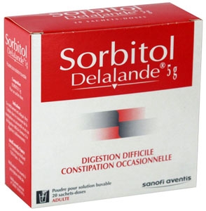 SORBITOL DELALANDE boite de 20 sachets