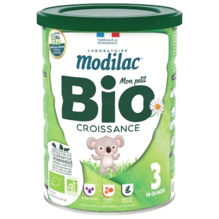 MODILAC 3 Croissance Lait BIO 10 mois-3 ans (800g)