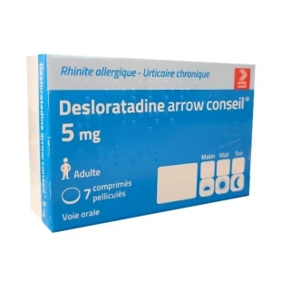 DESLORATADINE - Rhinite allergique et Urticaire chronique - 7 comprimés