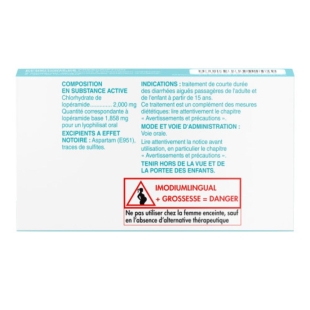 IMODIUM LINGUAL boite de 12 lyophilisats oraux