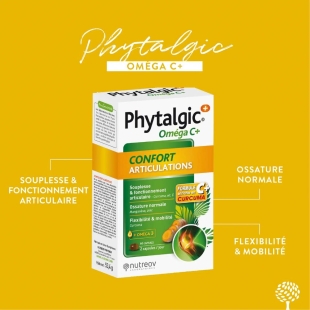 PHYTALGIC - Oméga C+ Confort Articulaire 3x60 capsules