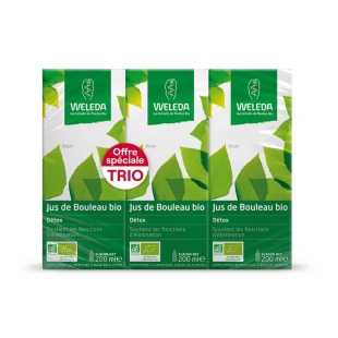 WELEDA - Jus de Bouleau Bio Détox - 3x200ml