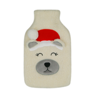 BOUILLOTTE Eau Caoutchouc avec Housse Décorée (2L)