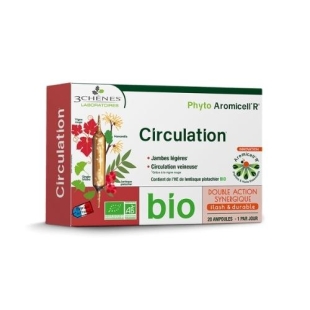 3 CHÊNES - Phyto Aromicell’R Circulation Bio - 20ampoules