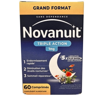 NOVANUIT Triple Action Sommeil (60 comprimés)
