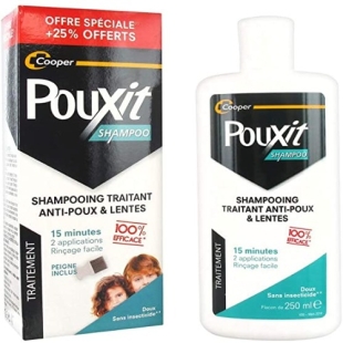 POUXIT SHAMPOO Shampooing anti-poux & lentes (250ml) 25% offerts