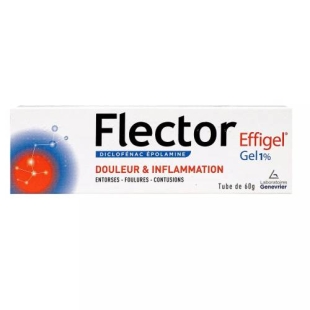 FLECTOR - Effigel Gel 1% Entorse et Contusion - 60 g